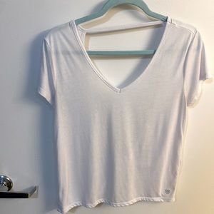 White open back T shirt